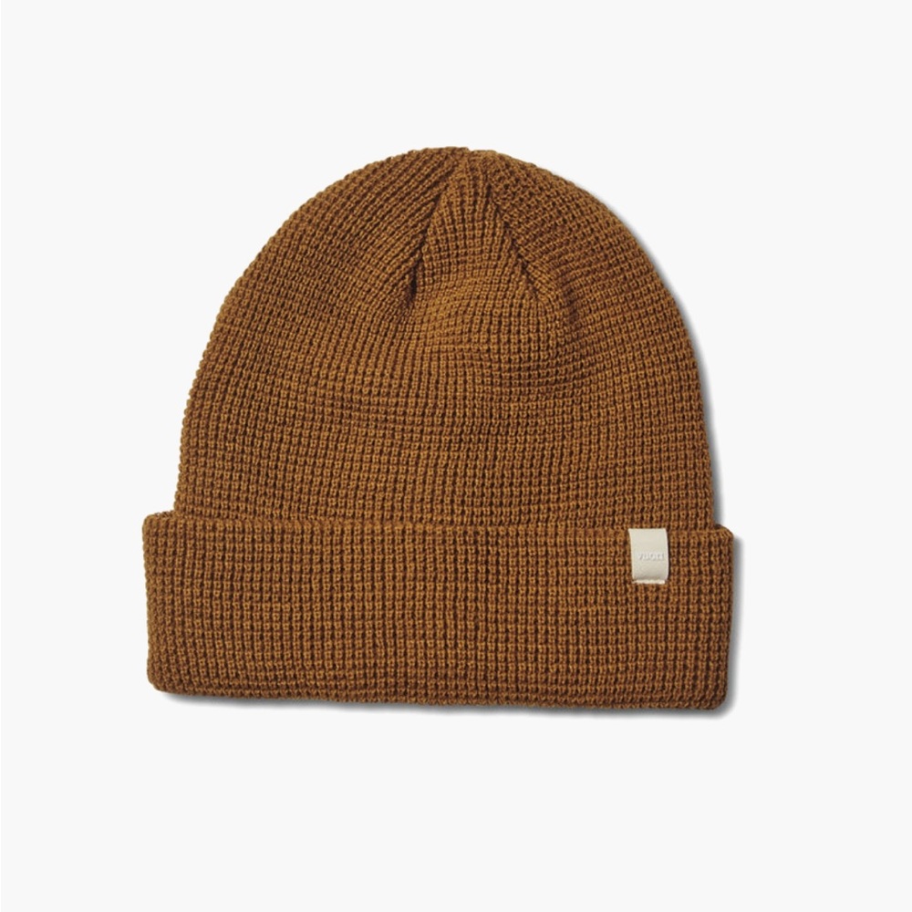 NEW Vuori Alpine Waffle Beanie Caramel